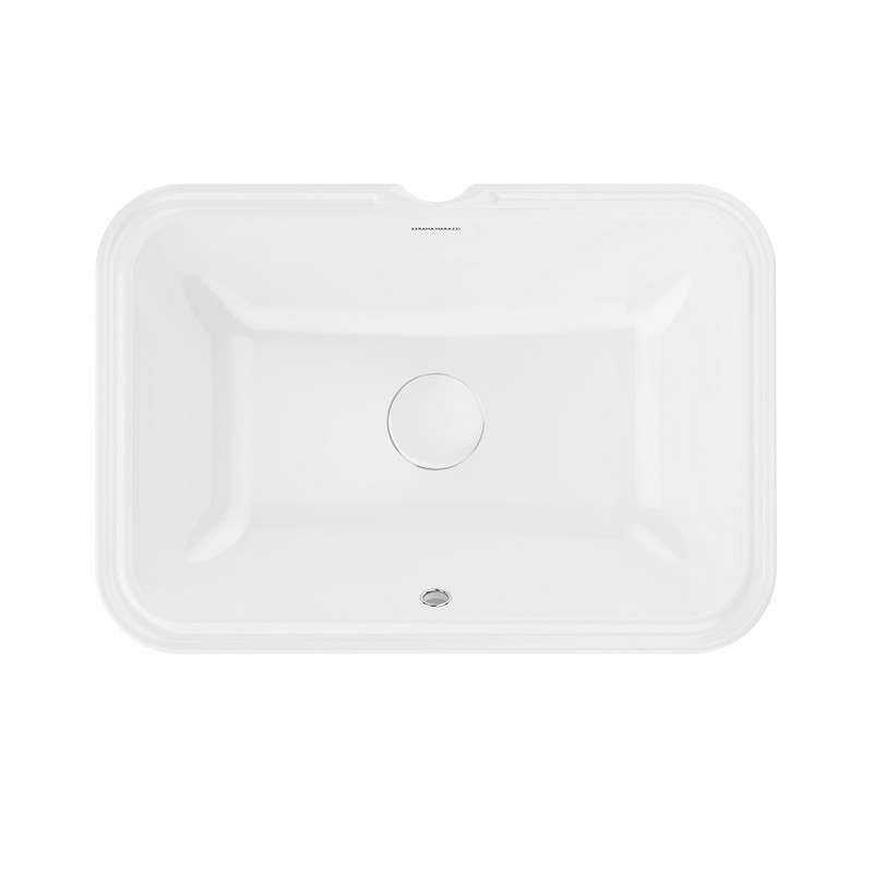 PLR.wbu.55 Раковина Plaza/Плаза встраиваемая снизу 55, белая глянцевая KERAMA MARAZZI PLR.wbu.55 Раковина Plaza/Плаза встраиваемая снизу 55, белая глянцевая KERAMA MARAZZI