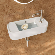 Смеситель для раковины Элеганс без донного клапана, хром глянец KERAMA MARAZZI