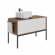 ATlg.110/MH Ножка Atollo/Атолло 110 высокая металлическая, черная матовая KERAMA MARAZZI ATlg.110/MH Ножка Atollo/Атолло 110 высокая металлическая, черная матовая KERAMA MARAZZI
