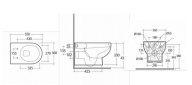 BG.Pro.wc.02 Унитаз подвесной Buongiorno PRO KERAMA MARAZZI