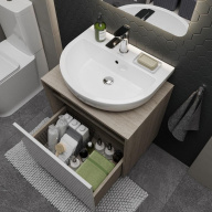 BG.wb.55 Раковина BUONGIORNO 55 с крепежом KERAMA MARAZZI
