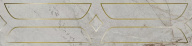KMB3STA001BR Ифран серый светлый глянцевый обрезной 60x14,5x0,9 бордюр KERAMA MARAZZI