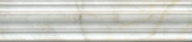BLE024 Багет Кантата белый глянцевый 25x5,5x1,8 бордюр KERAMA MARAZZI