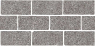 BR025T Роверелла пепельный мозаичный 34,5x14,7x0,9 бордюр KERAMA MARAZZI