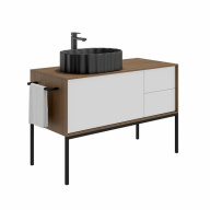 CC.NN.wb.50/BLK.M Раковина ARTBASIN Conchiglia 50 см, цв черный матовый KERAMA MARAZZI