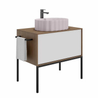 CC.wb.50/MAL Раковина ARTBASIN Conchiglia накладная 50, мальва матовая KERAMA MARAZZI