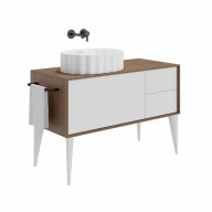 CC.wb.50/WHT.M Раковина ARTBASIN Conchiglia 50 см, цв белый матовый KERAMA MARAZZI