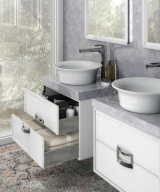 CN.60/M Тумба CANALETTO белая матовая 60см с 2 ящиками (подходит для раковин Buongiorno) KERAMA MARAZZI