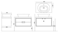 CN80/SG560402R Спец. изделие декоративное Риальто песочный лаппатированный 47.8*79.8 керам.декор KERAMA MARAZZI