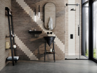 CO.mi.P.42/BLK Зеркало CONO овальное 42, черное матовое KERAMA MARAZZI