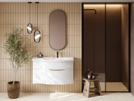 CO.mi.P.42/BLK Зеркало CONO овальное 42, черное матовое KERAMA MARAZZI