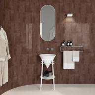 CO.mi.P.42/WHT Зеркало CONO овальное 42, белое матовое KERAMA MARAZZI