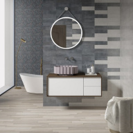 CO.mi.P.70/BLK Зеркало CONO круглое 70, черное матовое KERAMA MARAZZI