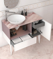 CO.wbi.44 Раковина CONO 44 с бортиком, встраиваемая сверху KERAMA MARAZZI