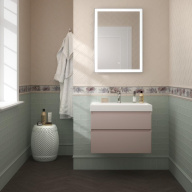 CU.wb.60 Раковина CUBO подвесная/мебельная 60, белая глянцевая KERAMA MARAZZI