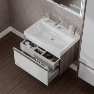 CU.wb.60 Раковина CUBO подвесная/мебельная 60, белая глянцевая KERAMA MARAZZI