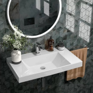 CU.wb.80 Раковина CUBO 80 см с крепежом KERAMA MARAZZI