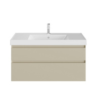 CUB.100.2/LIM Тумба CUBO подвесная с ящиками 100, лимо матовая KERAMA MARAZZI