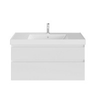 CUB.100.2/WHT.M Тумба CUBO подвесная с ящиками 100, белая матовая KERAMA MARAZZI