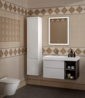 CUB.165Lh/WHT.M Пенал CUBO подвесной левый 165, белый матовый KERAMA MARAZZI