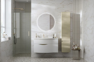 CUB.165Rh/LIM Пенал CUBO подвесной правый 165, лимо матовый KERAMA MARAZZI