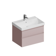 CUB.60.2/MAL Тумба CUBO подвесная с ящиками 60, мальва матовая KERAMA MARAZZI
