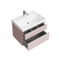 CUB.60.2/MAL Тумба CUBO подвесная с ящиками 60, мальва матовая KERAMA MARAZZI