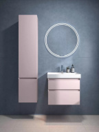 CUB.60.2/MAL Тумба Cubo/Кубо подвесная с ящиками 60, мальва матовая KERAMA MARAZZI