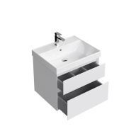CUB.60.2/WHT.M Тумба Cubo/Кубо подвесная с ящиками 60, белая матовая KERAMA MARAZZI