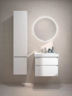 CUB.60.2/WHT.M Тумба Cubo/Кубо подвесная с ящиками 60, белая матовая KERAMA MARAZZI