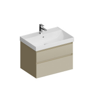 CUB.70.2/LIM Тумба CUBO подвесная с ящиками 70, лимо матовая KERAMA MARAZZI