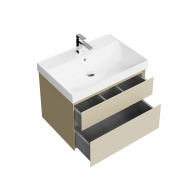 CUB.70.2/LIM Тумба CUBO подвесная с ящиками 70, лимо матовая KERAMA MARAZZI
