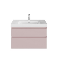 CUB.80.2/MAL Тумба CUBO подвесная с ящиками 80, мальва матовая KERAMA MARAZZI