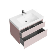 CUB.80.2/MAL Тумба Cubo/Кубо подвесная с ящиками 80, мальва матовая KERAMA MARAZZI CUB.80.2/MAL Тумба Cubo/Кубо подвесная с ящиками 80, мальва матовая KERAMA MARAZZI