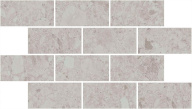 DD605820/MM Чеппо ди Гре мозаичный серый светлый матовый обрезной 34,6x20x0,9 керамогранит KERAMA MARAZZI