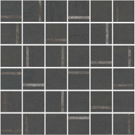 SG640520/MM Гварди 2 мозаичный антрацит матовый обрезной 30x30x0,9 керамогранит KERAMA MARAZZI