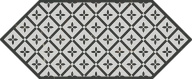 HGD/A484/35006 Келуш 5 черно-белый 14х34 декор KERAMA MARAZZI