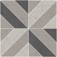 ID124 Про Лаймстоун серый матовый 60х60 декор KERAMA MARAZZI