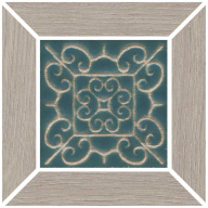 ID152 Тровазо наборный серый матовый 13x13x0,9 декор KERAMA MARAZZI