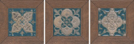ID59 Меранти бежевый темный мозаичный 13x13 керамический декор KERAMA MARAZZI