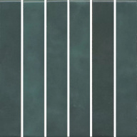 KMD2MSM005BN Фес мозаичный зелёный тёмный глянцевый 15x15x0,77 декор KERAMA MARAZZI