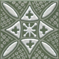 KMD3STA019GN Бахия 2 зелёный глянцевый 9,8x9,8x0,7 декор KERAMA MARAZZI