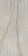 KMD3STA029BR Ифран серый светлый глянцевый обрезной 60x119,5x0,9 декор KERAMA MARAZZI