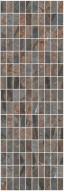 MM12143 Театро коричневый мозаичный 25*75 декор KERAMA MARAZZI