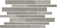 SBM010/SG458420 Ламелла серый мозаичный 50,2x25x0,85 декор KERAMA MARAZZI