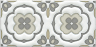 STG/A617/16000 Клемансо орнамент 7.4*15 декор KERAMA MARAZZI