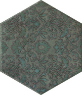 VT/B560/SG23037N Гроссето зеленый 20x23,1x0,7 декор KERAMA MARAZZI