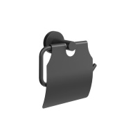 IS.07.KM.BLK.M Держатель для туалетной бумаги Изола настенный, черный матовый KERAMA MARAZZI