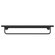 IS.06.KM.BLK.M Полка для полотенец Изола настенная, черная матовая KERAMA MARAZZI