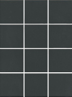 1333 Агуста черный натуральный 9,8х9,8 из 12 частей керамогранит KERAMA MARAZZI